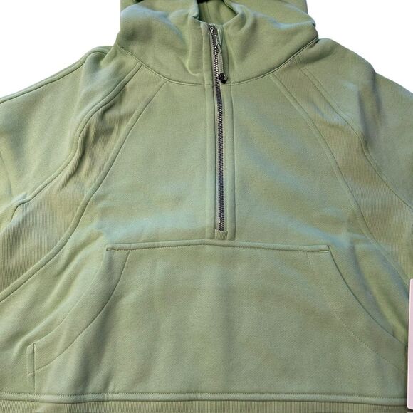 Lululemon Size M/L Scuba Oversized Half Zip Hoodie
Creamy Mint Green Pastel New - Picture 11 of 12